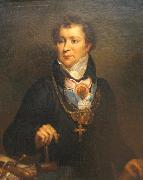 Antoni Brodowski Portrait of Ludwik Osieski oil painting